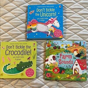 Usborne Touchy-Feely Sounds Books Set